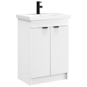 vidaXL Conjunto de M&oacute;veis para Banheiro Branco 78,5 x 37,5 x 81 cm