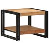 vidaXL Mesa de centro 50x50x38 cm madeira de ac&aacute;cia maci&ccedil;a