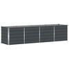 vidaXL Floreira Antracite 320 x 80 x 75 cm A&ccedil;o