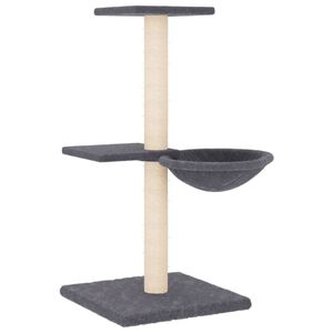 vidaXL &Aacute;rvore p/ gatos c/ postes arranhadores sisal 72 cm cinza-escuro