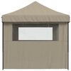 vidaXL Tenda de Festa Cinzento-acastanhado 292 x 440 x 315 cm