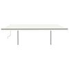 vidaXL Toldo retr&aacute;til manual com postes 3,5x2,5 m cor creme