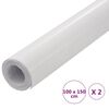 vidaXL Pel&iacute;culas para carro 2 pcs 100x150 cm branco 4D