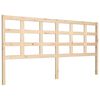 vidaXL Cabeceira de cama 185,5x4x100 cm pinho maci&ccedil;o