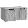 vidaXL Gabinete de TV de Parede Sonoma Cinzento 59,5 x 41 x 30 cm