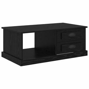 vidaXL Mesa de centro Carvalho Preto 90 x 50 x 35 cm