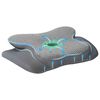 vidaXL Almofada cervical Cinzento Espuma de Mem&oacute;ria 58 x 38 x 12 cm