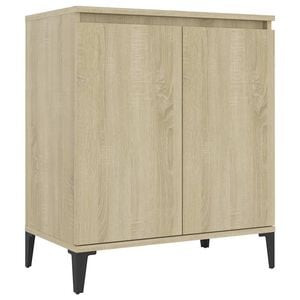 vidaXL Aparador 60x35x70 cm derivados de madeira cor carvalho sonoma