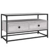 vidaXL M&oacute;vel de TV 80x35x45 cm derivados de madeira cinzento sonoma