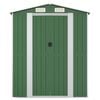 vidaXL Abrigo de jardim 192x357x223 cm aço galvanizado verde