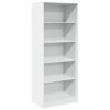 vidaXL Roupeiro 80x50x200 cm derivados de madeira branco