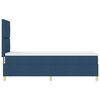 vidaXL Cama Box com colch&atilde;o com cabeceira Azul 80 x 200 cm tecido