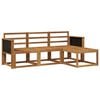 vidaXL Conjunto de Sof&aacute;s para Exterior 4 pcs Natural