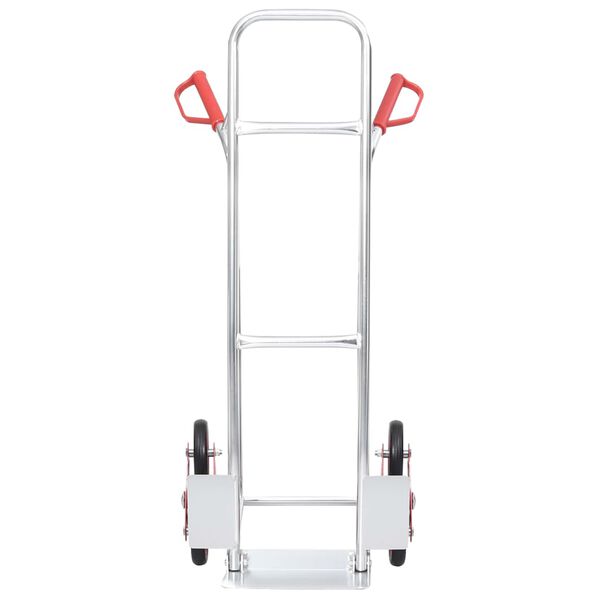 vidaXL Carrinho transp. carga escadas c/ 6 rodas 51x53,5x118 cm 150 kg
