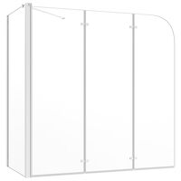 vidaXL Cabine de duche vidro temperado transparente 120x69x130 cm