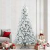 vidaXL &Aacute;rvore de Natal Articulada Artificial Branco 240 cm PE e PVC