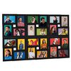 vidaXL Moldura para 24 (13x18 cm) fotografias MDF preto