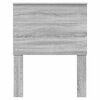 vidaXL Cabeceira com cabeceira Cinza Sonoma 75 cm Madeira processada