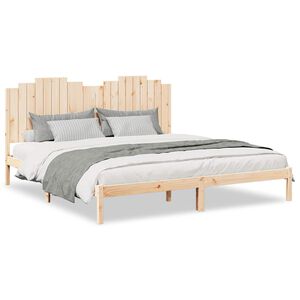 vidaXL Cama extra longa sem colch&atilde;o 200x220 cm madeira maci&ccedil;a