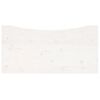 vidaXL Tampo de secret&aacute;ria 100x50x2,5 cm pinho maci&ccedil;o branco