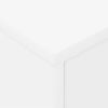 vidaXL Mesa-de-cabeceira Branco 40,5 x 40 x 48 cm Madeira processada