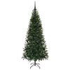 vidaXL &Aacute;rvore de Natal Artificial com 300 LEDs Verde 180 cm PE e PVC