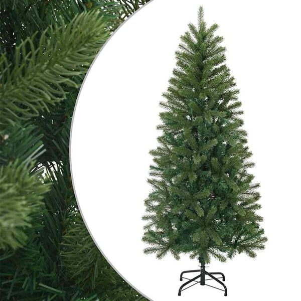 vidaXL &Aacute;rvore de Natal Artificial Verde 150 cm PVC, PE e a&ccedil;o