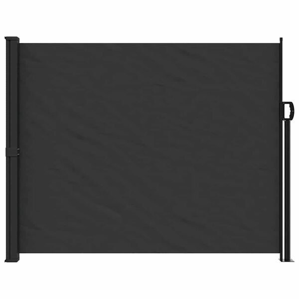 vidaXL Toldo lateral retrátil 160x500 cm preto