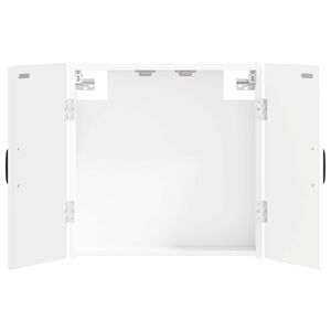 vidaXL Arm&aacute;rio para Dartboard HAARLEM Branco 52,5 x 10,5 x 53,5 cm