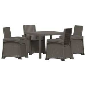 vidaXL Conjunto de Jantar para Jardim 5 unid. PP