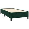 vidaXL Estrutura de cama sem colch&atilde;o 90x200 cm veludo verde-escuro