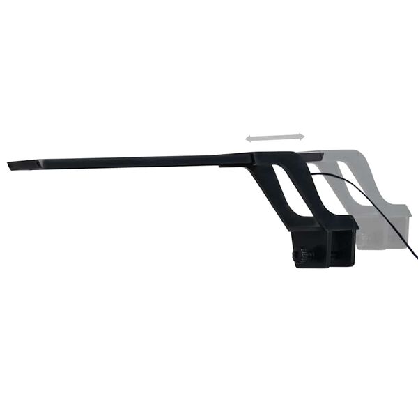 vidaXL L&acirc;mpada de aqu&aacute;rio LED com bra&ccedil;adeira 35-55 cm azul e branco