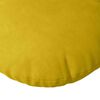vidaXL Almofadas de Assento 2 pcs Amarelo &Oslash; 40 x 13 cm Veludo