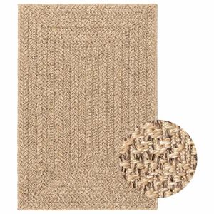 vidaXL Tapete ZIZUR 120x170 cm aspeto de juta interior e exterior