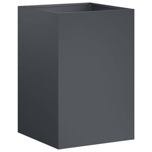 vidaXL Vaso de Jardim Antracite 40 x 40 x 60 cm A&ccedil;o laminado a frio
