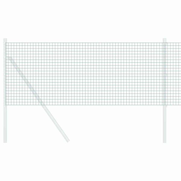 vidaXL Cerca de Arame Soldado Verde 0.8 x 50 m Aço