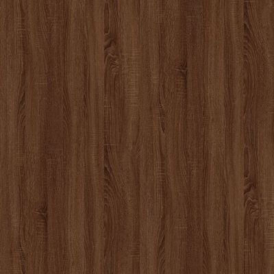 vidaXL Aparador 100x30x59,5 cm derivados de madeira carvalho castanho