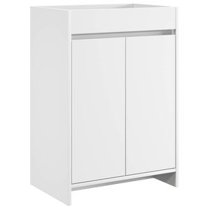 vidaXL Arm&aacute;rio de Banheiro Sob a Pia Branco 56 x 37,5 x 81 cm