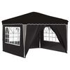 vidaXL Tenda de Festa Pop-up Preto 288 x 288 x 245 cm Tecido Oxford