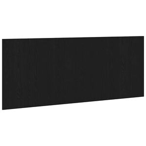 vidaXL Cabeceira de Cama Carvalho Preto 160 x 1.5 x 80.5 cm