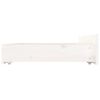 vidaXL Estrutura de cama com gavetas 160x200 cm branco