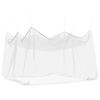 vidaXL Rede de Mosquito para Jardim 220 mesh Branco 4 x 4 x 2,5 m