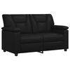 vidaXL Sof&aacute; Preto 151 x 85 x 93 cm Couro Sint&eacute;tico