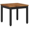 vidaXL Mesa de centro Natural e Preto 40 x 40,5 x 36 cm