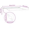 vidaXL Toldo Retr&aacute;til Branco 350 x 250 cm Tecido e Metal