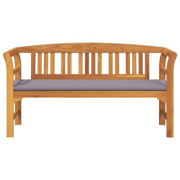 vidaXL Banco de Rosa Natural 157 x 46 x 82,5 cm