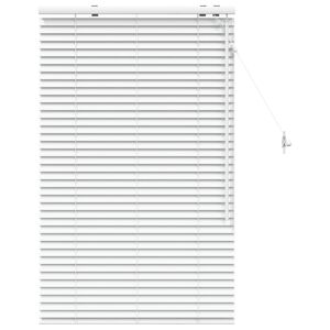 vidaXL Cortina Veneziana Branco 70 x 130 cm 35 mm