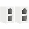 vidaXL Mesa-de-cabeceira 2 pcs Branco 29,5 x 33,5 x 50 cm