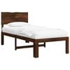 vidaXL Estrutura de Cama de Solteiro com Cabeceira ROSTOCK