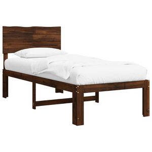 vidaXL Estrutura de Cama de Solteiro com Cabeceira ROSTOCK